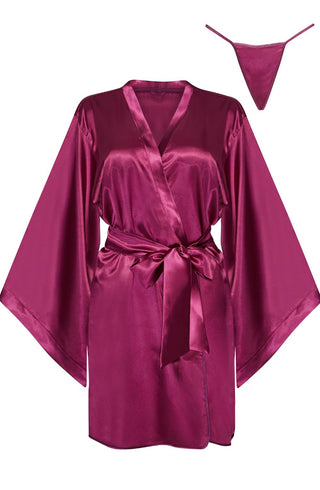 Samira Peignoir (Burgundy)