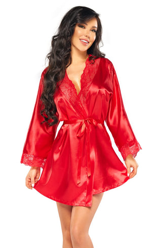 Sherie Peignoir (Red)