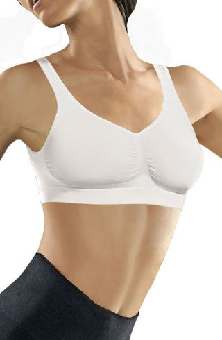 Control Body 110621 Medium Compression White Push Up Bra