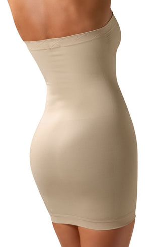 Kontrollbody 810054 Trägerloses, formendes Kleid aus Haut