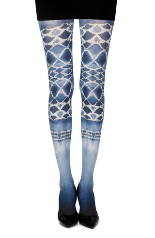 Sea World White Print Tights