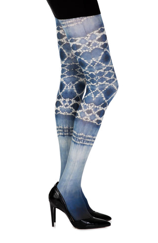 Sea World White Print Tights