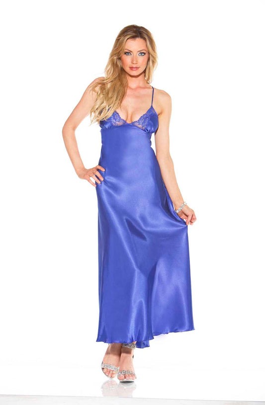 Shirley of Hollywood 20300 Blaues langes Kleid
