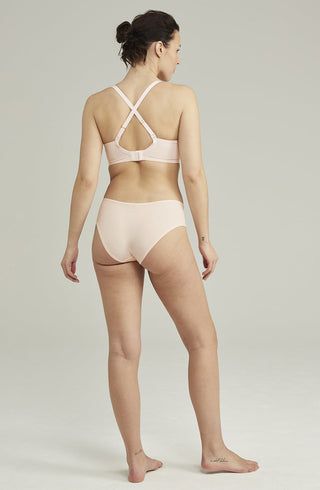 The Stretch Boss Full Cover Bra Blush Pink Up to G Cup