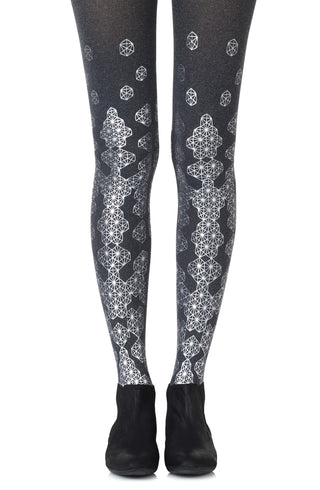 Zohara "Queen Bee" silwer tights