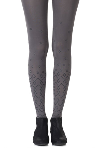 Zohara "Diamonds Are Forever" Grys Tights