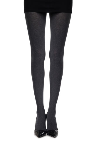 Heather Grey Opaque Tights